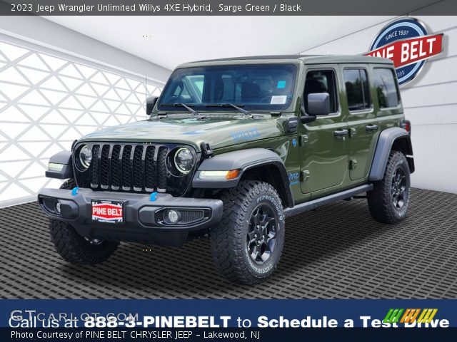 2023 Jeep Wrangler Unlimited Willys 4XE Hybrid in Sarge Green