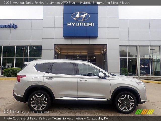 2023 Hyundai Santa Fe Hybrid Limited AWD Plug-In Hybrid in Shimmering Silver