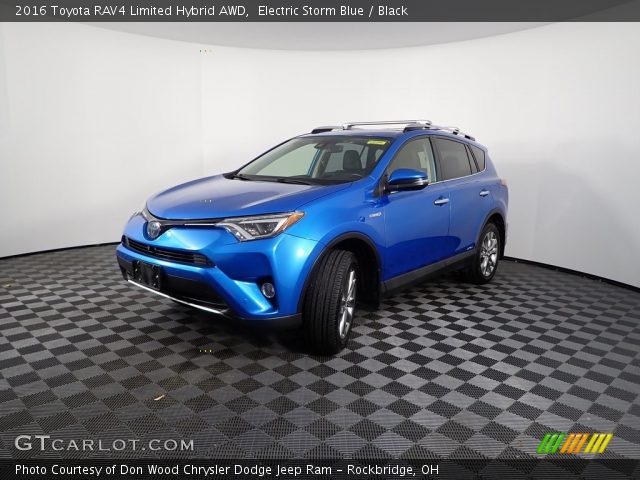 2016 Toyota RAV4 Limited Hybrid AWD in Electric Storm Blue