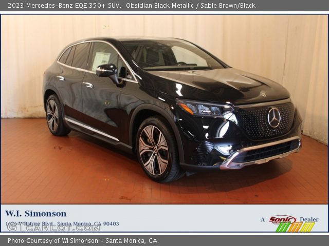 2023 Mercedes-Benz EQE 350+ SUV in Obsidian Black Metallic