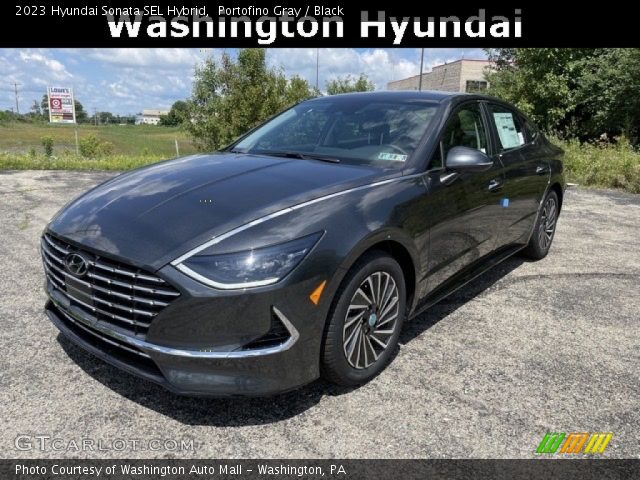 2023 Hyundai Sonata SEL Hybrid in Portofino Gray