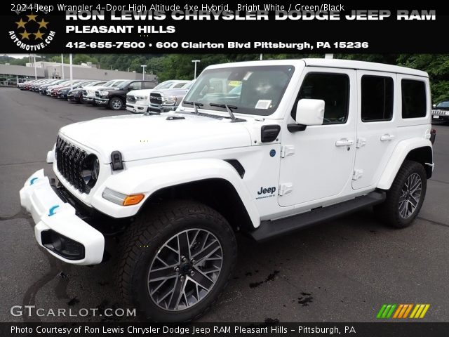 2024 Jeep Wrangler 4-Door High Altitude 4xe Hybrid in Bright White