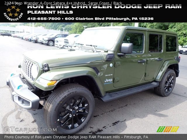 2024 Jeep Wrangler 4-Door Sahara 4xe Hybrid in Sarge Green