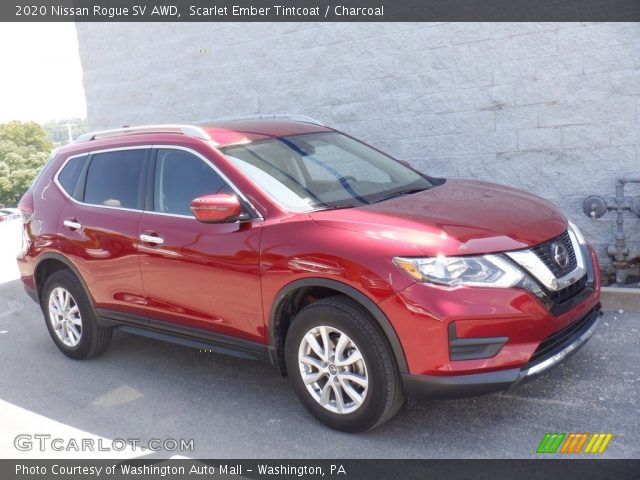 2020 Nissan Rogue SV AWD in Scarlet Ember Tintcoat