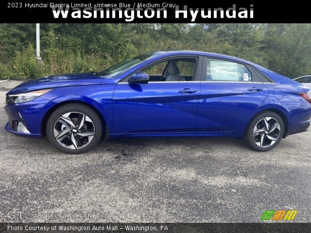 2023 Hyundai Elantra Limited in Intense Blue