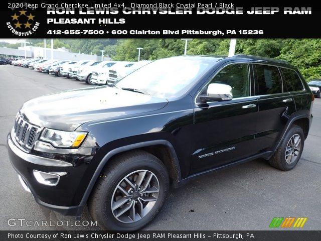 2020 Jeep Grand Cherokee Limited 4x4 in Diamond Black Crystal Pearl