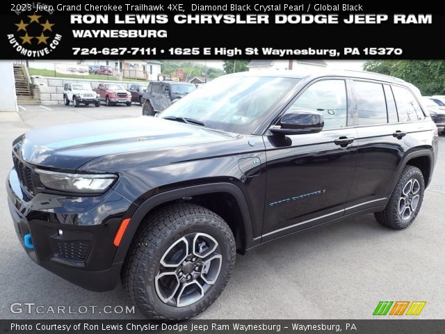 2023 Jeep Grand Cherokee Trailhawk 4XE in Diamond Black Crystal Pearl