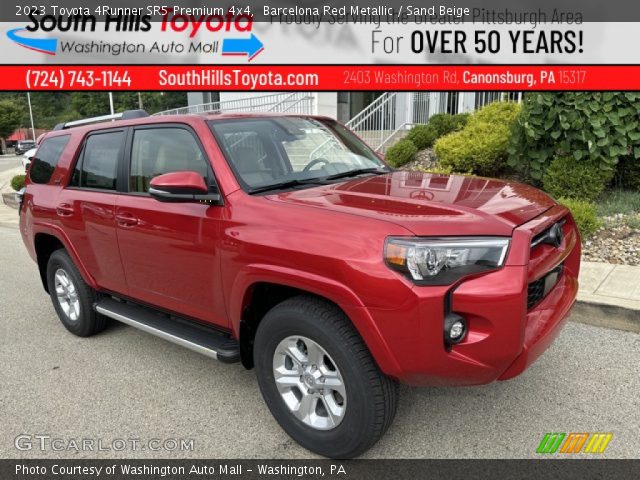 2023 Toyota 4Runner SR5 Premium 4x4 in Barcelona Red Metallic