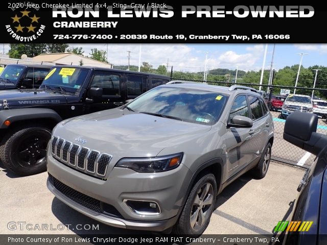 2020 Jeep Cherokee Limited 4x4 in Sting-Gray