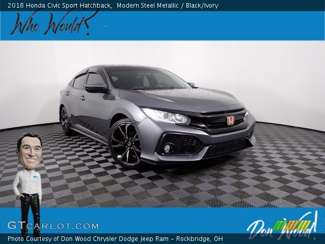 2018 Honda Civic Sport Hatchback in Modern Steel Metallic