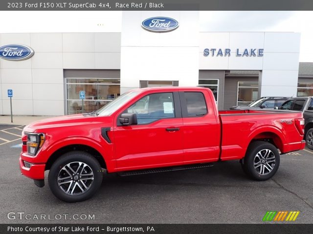2023 Ford F150 XLT SuperCab 4x4 in Race Red