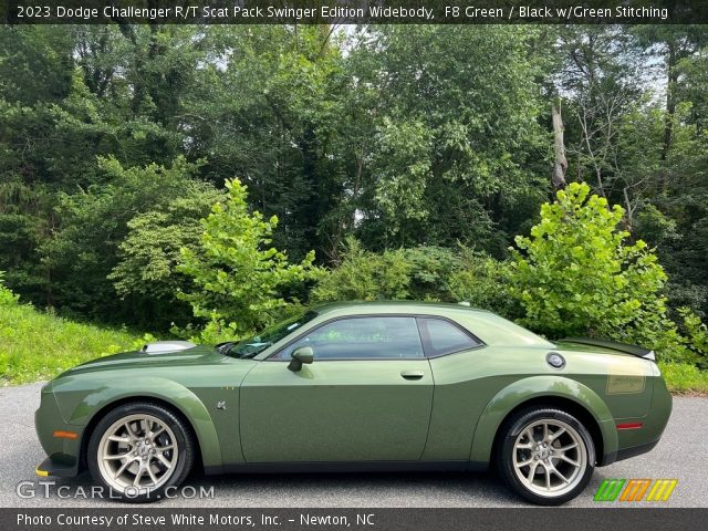 2023 Dodge Challenger R/T Scat Pack Swinger Edition Widebody in F8 Green