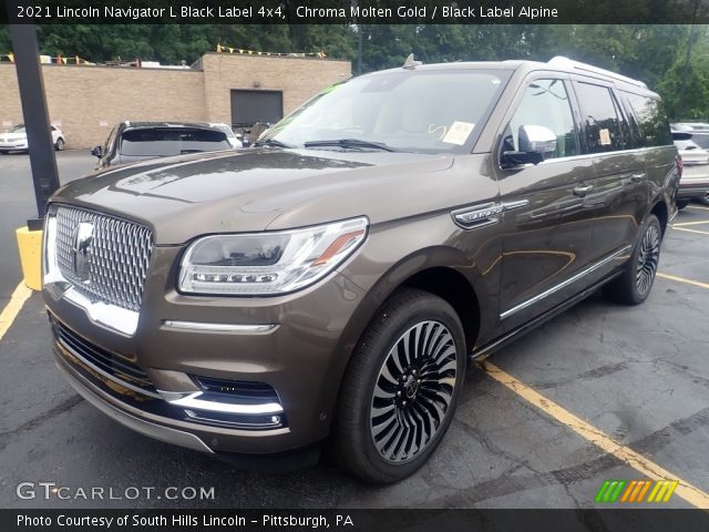 2021 Lincoln Navigator L Black Label 4x4 in Chroma Molten Gold