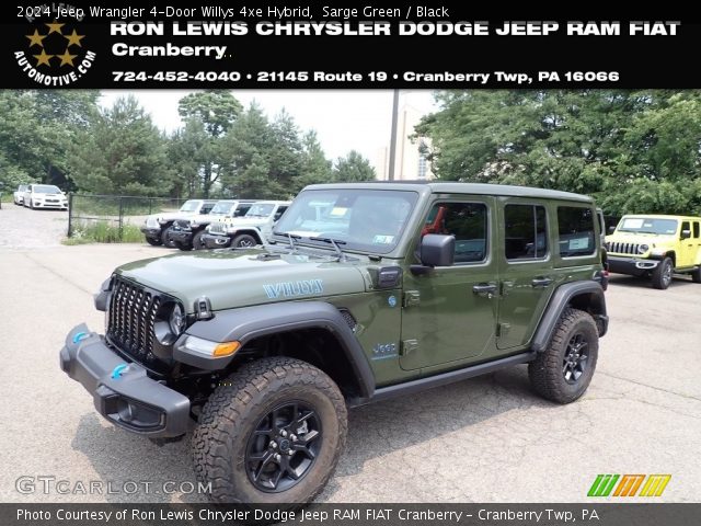 2024 Jeep Wrangler 4-Door Willys 4xe Hybrid in Sarge Green