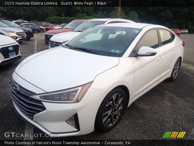 2020 Hyundai Elantra Limited in Quartz White Pearl