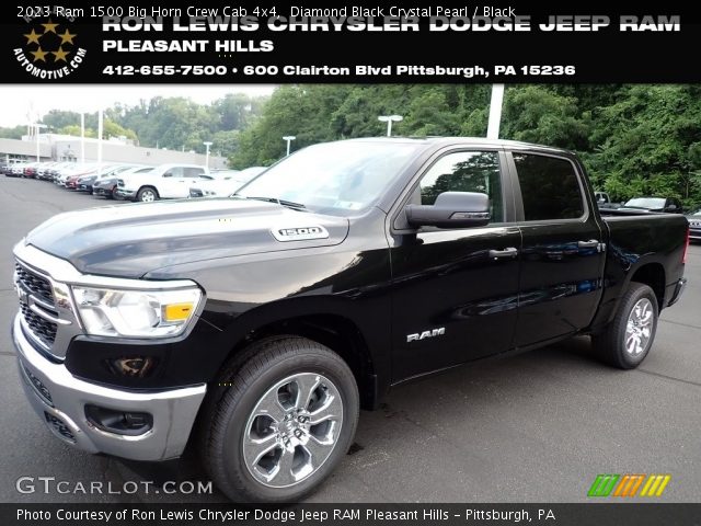 2023 Ram 1500 Big Horn Crew Cab 4x4 in Diamond Black Crystal Pearl