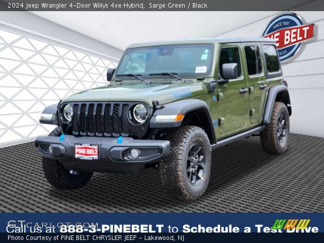 2024 Jeep Wrangler 4-Door Willys 4xe Hybrid in Sarge Green