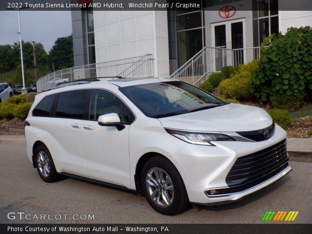 2022 Toyota Sienna Limited AWD Hybrid in Windchill Pearl