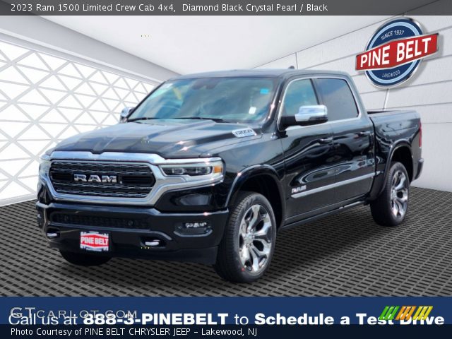 2023 Ram 1500 Limited Crew Cab 4x4 in Diamond Black Crystal Pearl