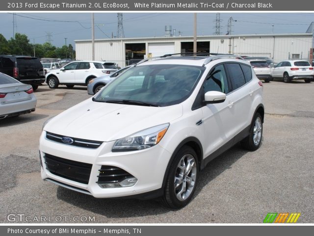 2013 Ford Escape Titanium 2.0L EcoBoost in White Platinum Metallic Tri-Coat