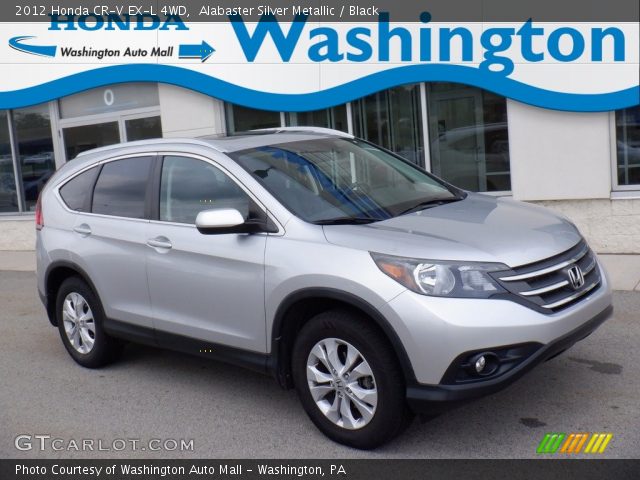 2012 Honda CR-V EX-L 4WD in Alabaster Silver Metallic