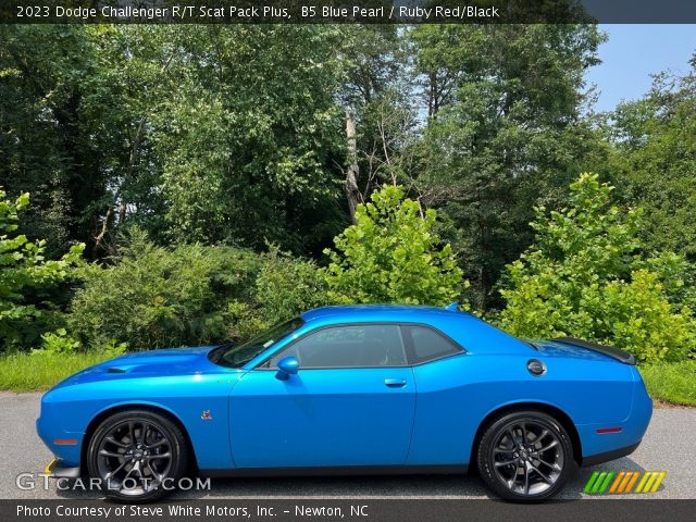 2023 Dodge Challenger R/T Scat Pack Plus in B5 Blue Pearl