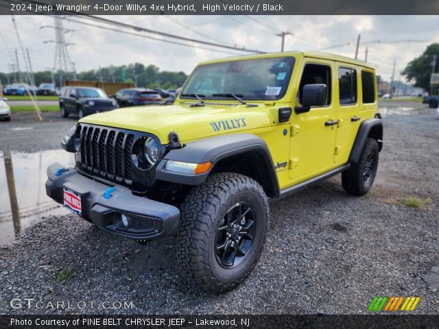 2024 Jeep Wrangler 4-Door Willys 4xe Hybrid in High Velocity
