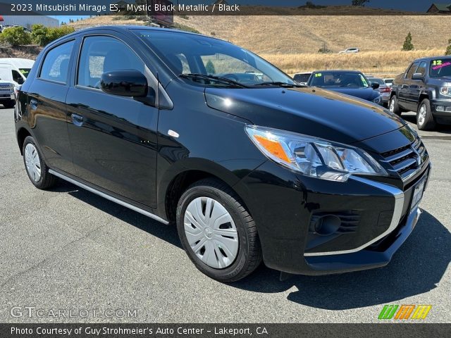 2023 Mitsubishi Mirage ES in Mystic Black Metallic