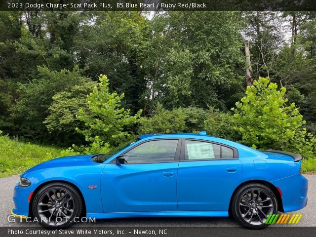 2023 Dodge Charger Scat Pack Plus in B5 Blue Pearl