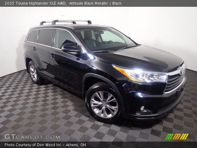 2015 Toyota Highlander XLE AWD in Attitude Black Metallic