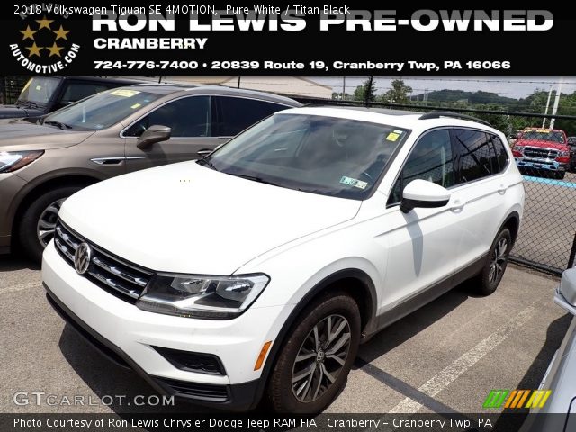 2018 Volkswagen Tiguan SE 4MOTION in Pure White