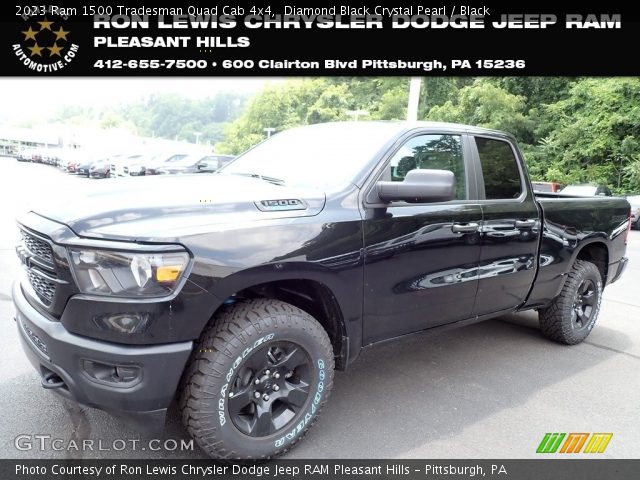 2023 Ram 1500 Tradesman Quad Cab 4x4 in Diamond Black Crystal Pearl