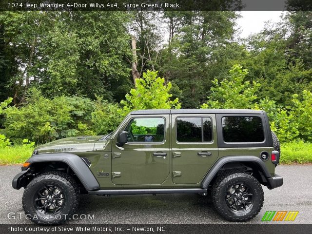 2024 Jeep Wrangler 4-Door Willys 4x4 in Sarge Green