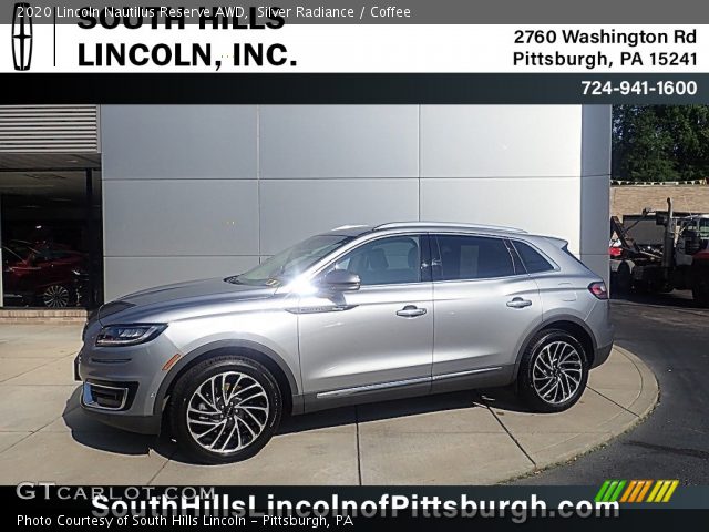 2020 Lincoln Nautilus Reserve AWD in Silver Radiance