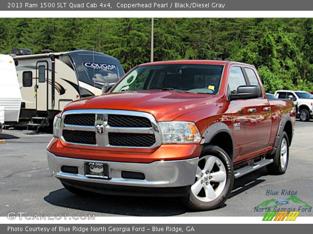 2013 Ram 1500 SLT Quad Cab 4x4 in Copperhead Pearl