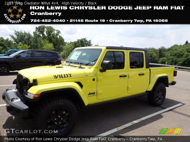 2023 Jeep Gladiator Willys 4x4 in High Velocity