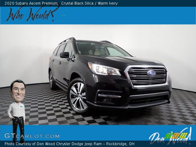 2020 Subaru Ascent Premium in Crystal Black Silica