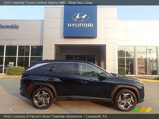 2023 Hyundai Tucson Limited Hybrid AWD in Deep Sea