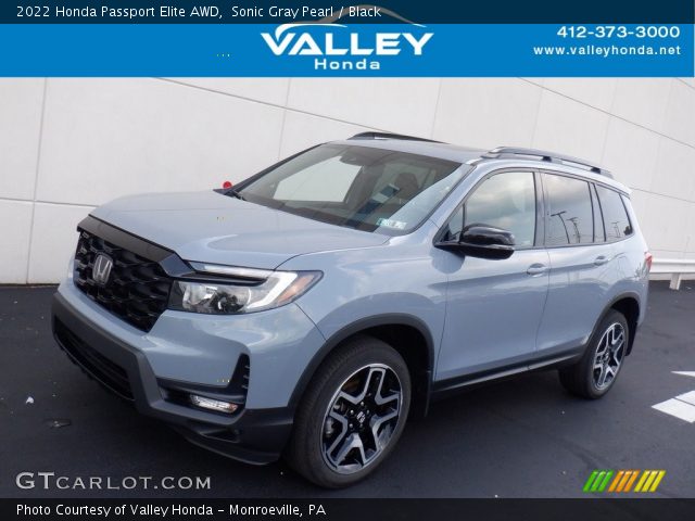 2022 Honda Passport Elite AWD in Sonic Gray Pearl