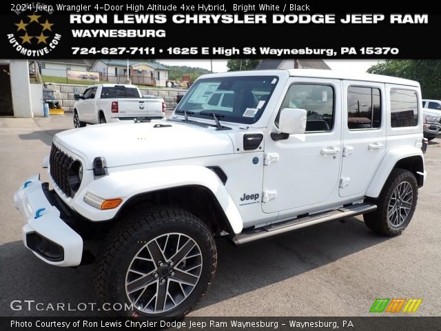 2024 Jeep Wrangler 4-Door High Altitude 4xe Hybrid in Bright White