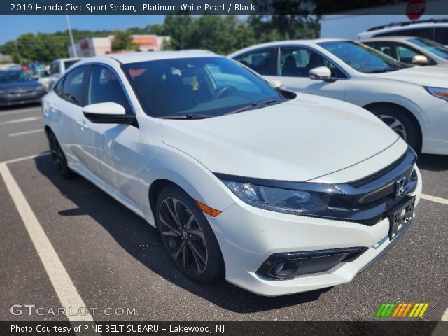 2019 Honda Civic Sport Sedan in Platinum White Pearl