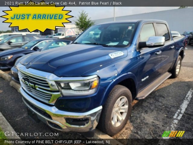 2021 Ram 1500 Laramie Crew Cab 4x4 in Patriot Blue Pearl