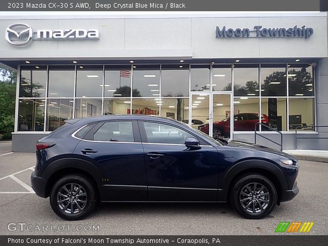 2023 Mazda CX-30 S AWD in Deep Crystal Blue Mica