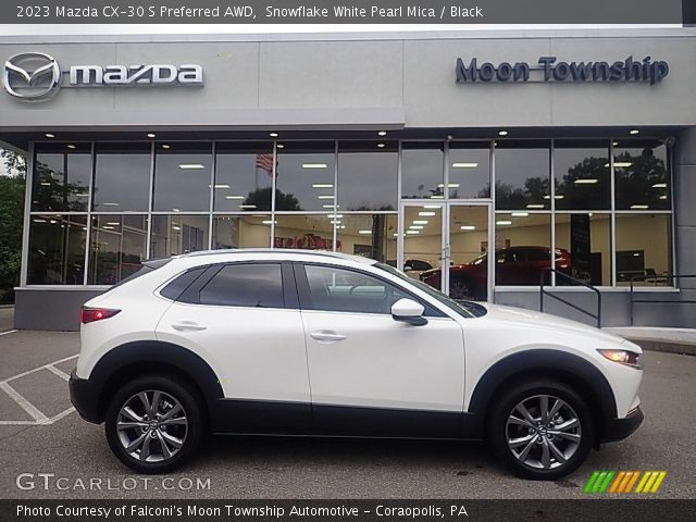 2023 Mazda CX-30 S Preferred AWD in Snowflake White Pearl Mica