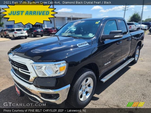 2021 Ram 1500 Big Horn Crew Cab 4x4 in Diamond Black Crystal Pearl