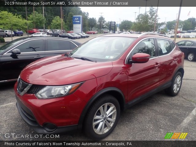 2019 Nissan Rogue Sport SV AWD in Scarlet Ember Tintcoat