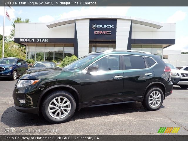 2018 Nissan Rogue SV AWD in Midnight Pine