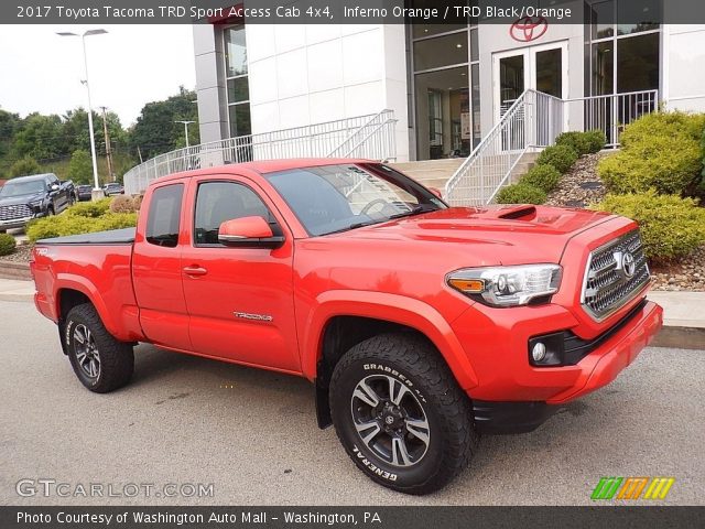 2017 Toyota Tacoma TRD Sport Access Cab 4x4 in Inferno Orange