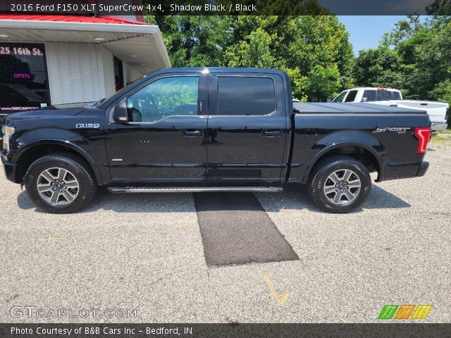 2016 Ford F150 XLT SuperCrew 4x4 in Shadow Black