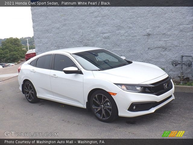 2021 Honda Civic Sport Sedan in Platinum White Pearl